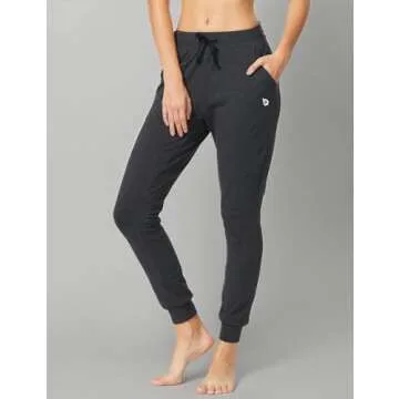 Baleaf Women's Cotton Joggers with Pockets in Charcoal