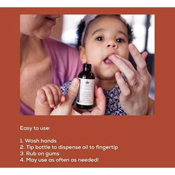 Punkin Butt Baby Teething Oil and Weather Lip Balm Bundle for Sore Gum Relief and Chapped Lips | All Natural, Organic, Safe for Infants, Chemical-Free | 1 Oz Oil