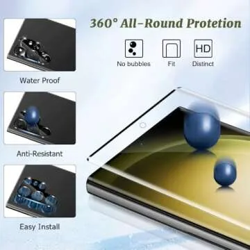 SURFCUZ Galaxy S22 Ultra 5G Tempered Glass Protectors