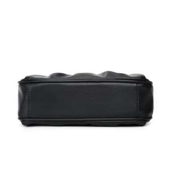 CYHTWSDJ fashionable for Women cute Hobo Tote handbag mini clutch with zipper (Black)