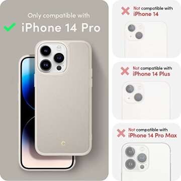 CYRILL by Spigen Kajuk Mag [Compatible with iPhone 14 Pro] Magnetic Wireless Charging Premium Leathe...