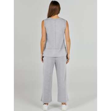 Anrabess Women's Stylish Summer 2 Piece Set