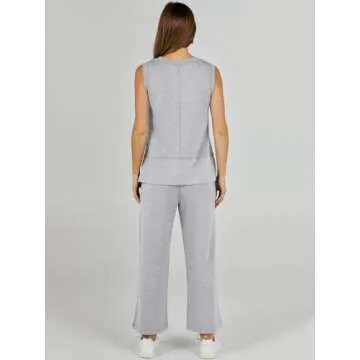 Anrabess Women's Stylish Summer 2 Piece Set