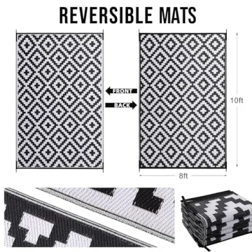 Durable OLANLY Waterproof Outdoor Rug for All Occasions