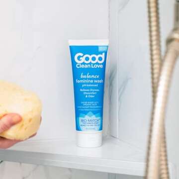 Good Clean Love Balance Feminine Wash, pH-Balanced Vaginal Moisturizer Soap for Women with Natural Ingredients, Gentle Cleansing Feminine Care Product, Reduces Vaginal Dryness & Odor, 8 Oz