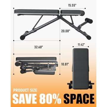 LINBOLUSA Adjustable Weight Bench - Versatile Workout Solution