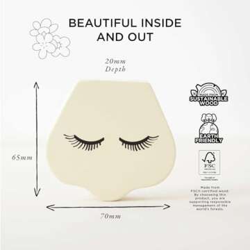 Le Toy Van - Wooden Cosmetic Set With Bag Role Play Toy | Star Beauty Bag Pretend Play Set - Suitable For 3 Years +