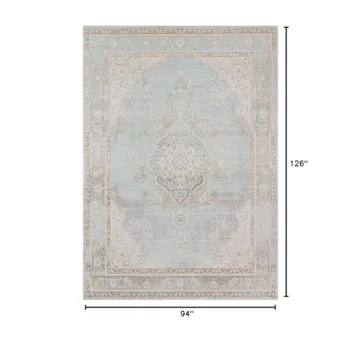 Momeni Isabella Area Rug in Blue for Elegant Spaces