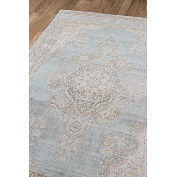 Momeni Isabella Area Rug in Blue for Elegant Spaces