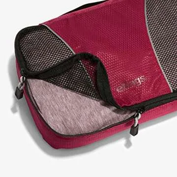 eBags Classic 4pc Packing Cubes in Grasshopper for Easy Travel