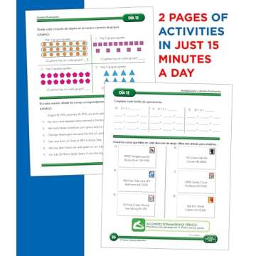 Summer Bridge Activities Spanish 3rd to 4th Grade Workbook, Activity Book With Math, Reading Comprehension, Science, Fitness, Social Studies, Writing Practice, and Flash Cards