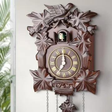 Kendal Handcrafted Wood Cuckoo Clock Perfect for Home Decor