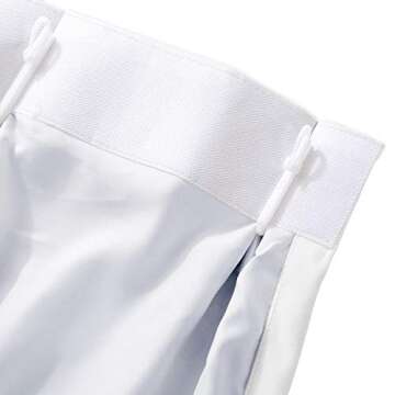 TWOPAGES 52 W x 84 L Pinch Pleat Curtain Room Darkening Velvet Curtain Drapery Panel for Traverse Ro...