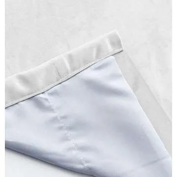 TWOPAGES 52 W x 84 L Pinch Pleat Curtain Room Darkening Velvet Curtain Drapery Panel for Traverse Rod or Track, Living Room Bedroom Meetingroom Club Theater Patio Door (1 Panel), White