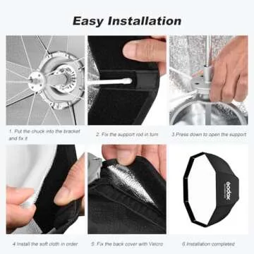 Godox SB-UE 32" Umbrella Octagon Softbox with Grid