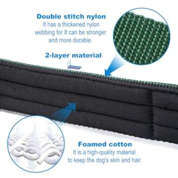 Durable TSPRO Tactical Dog Collar - Adjustable & Comfortable