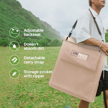 Unipride Portable Beach Chairs Set of 2 for Comfort