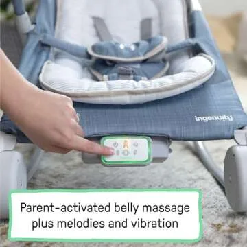 Ingenuity Baby Bouncer with Massage & Soothing Sounds