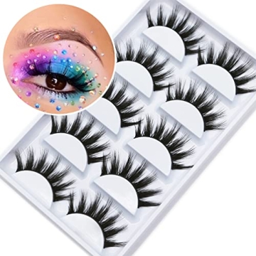 Veleasha 5D Faux Mink Lashes - Luxurious Lightweight Eyelashes