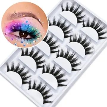 Veleasha 5D Faux Mink Lashes - Luxurious Lightweight Eyelashes