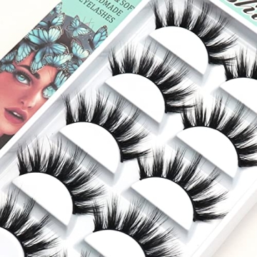 Veleasha 5D Faux Mink Lashes - Luxurious Lightweight Eyelashes