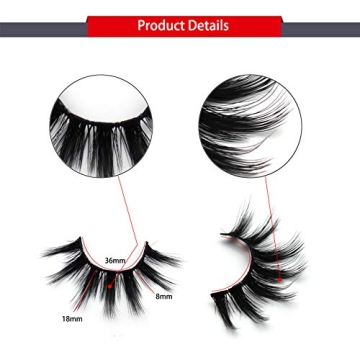 Veleasha 5D Faux Mink Lashes - Luxurious Lightweight Eyelashes