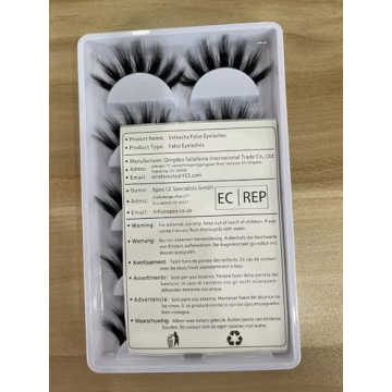 Veleasha 5D Faux Mink Lashes - Luxurious Lightweight Eyelashes