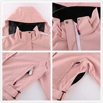 Stylish Women's Waterproof Ski Suit for Winter Activities