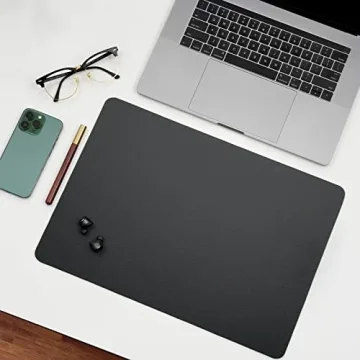 Nekmit Leather Desk Pad Non-Slip Waterproof 17x12