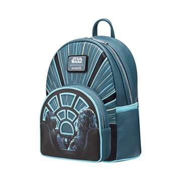 Loungefly Backpack Disney - Han Solo - Star Wars Light Speed - Backpack - Cute Collectable Bag - Gift Idea - Official Merchandise - for Boys, Girls Men and Women - Movies Fans