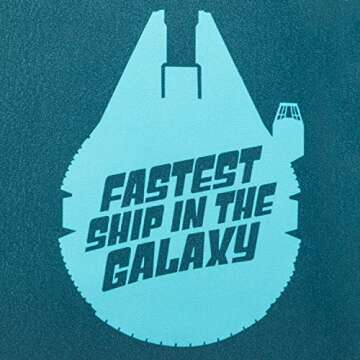 Loungefly Backpack Disney - Han Solo - Star Wars Light Speed - Backpack - Cute Collectable Bag - Gift Idea - Official Merchandise - for Boys, Girls Men and Women - Movies Fans