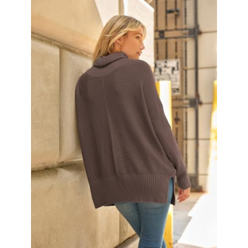 Trendy 2024 Women's Oversized Turtleneck Sweater - LILLUSORY