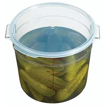 Cambro 6 QT Round Food Storage Container - Clear & Durable