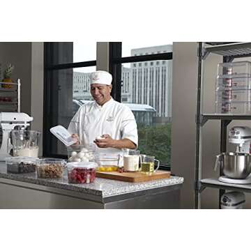 Cambro 6 QT Round Food Storage Container - Clear & Durable