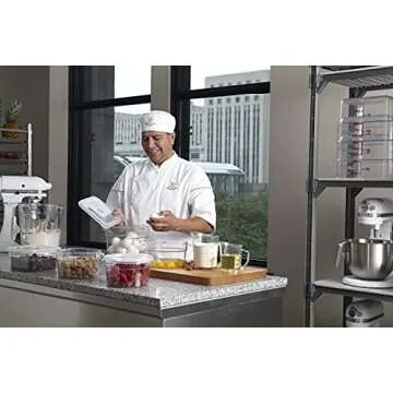 Cambro 6 QT Round Food Storage Container - Clear & Durable