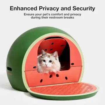 VETRESKA Cat Litter Box Large Enclosed Cat Litter Box with Lid and Scoop, Hooded Sifting Kitty Litter Box Drawer Cat Toilet, Anti-Splshing Cat Kitten Litter Pan Easy Cleaning and Scoop, Odor Control