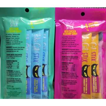 Tiki Cat Stix 6ct Single Serve Pouches - Tuna Mousse and Chicken Mousse (2 Pack)