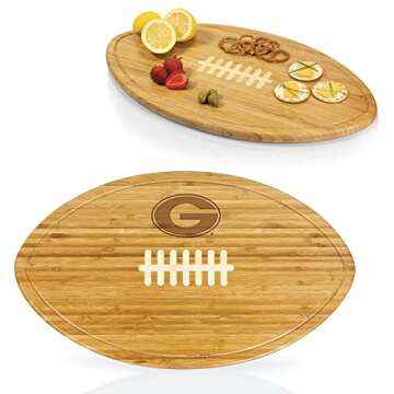 PICNIC TIME NCAA Football Cheese Board - Novelty Charcuterie Board - Serving Platter, Cheese Boards ...