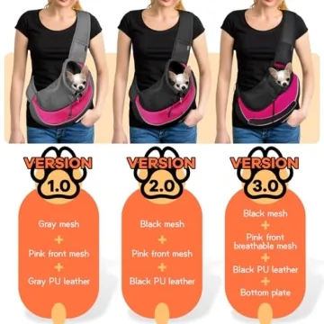 YUDODO Dog Sling Carrier for Small Pets Comfortable Safe