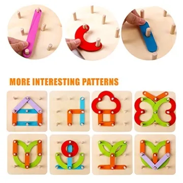 Kizh Wooden Educational Letter and Number Activity Set
