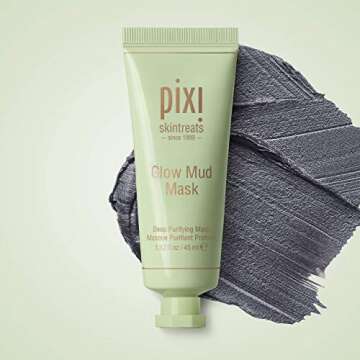 Pixi Beauty Glow Mud Mask | Purifying Clay Mask | Signature 15 Minute Facial | Clarify Skin With Mineral-Rich Treatent | 1.52 Fl Oz