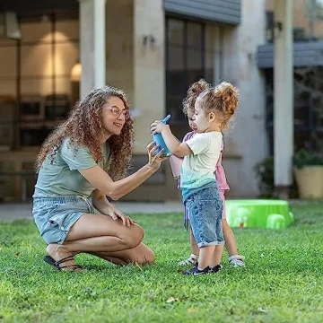 Nuby No Spill Stainless Steel Cup for Toddlers - 10 Oz