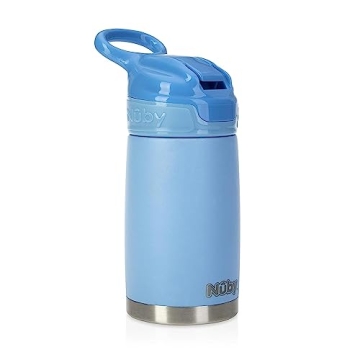 Nuby No Spill Stainless Steel Cup for Toddlers - 10 Oz