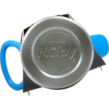 Nuby No Spill Stainless Steel Cup for Toddlers - 10 Oz