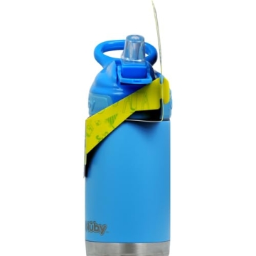 Nuby No Spill Stainless Steel Cup for Toddlers - 10 Oz