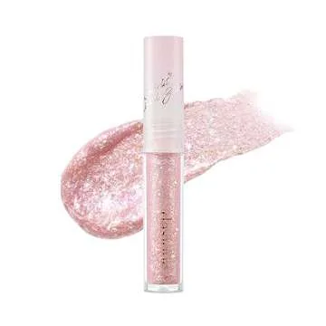 Dasique Starlit Jewel Liquid Glitter (06 Pink Crystal) | Twinkle Glitter Shadow | Long-Lasting | Multi-Dimensional Sparkle Finish | Quick Drying | Multipurpose