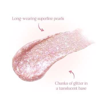 Dasique Starlit Jewel Liquid Glitter (06 Pink Crystal) | Twinkle Glitter Shadow | Long-Lasting | Multi-Dimensional Sparkle Finish | Quick Drying | Multipurpose