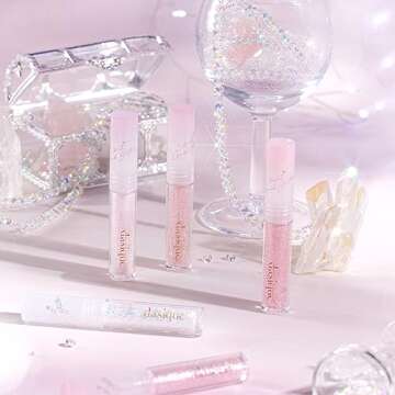 Dasique Starlit Jewel Liquid Glitter (06 Pink Crystal) | Twinkle Glitter Shadow | Long-Lasting | Multi-Dimensional Sparkle Finish | Quick Drying | Multipurpose