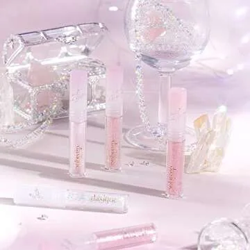 Dasique Starlit Jewel Liquid Glitter (06 Pink Crystal) | Twinkle Glitter Shadow | Long-Lasting | Multi-Dimensional Sparkle Finish | Quick Drying | Multipurpose