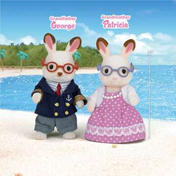 Calico Critters Hopscotch Rabbit Grandparents - Adorable Figurines to Expand Your Calico Critters Fa...